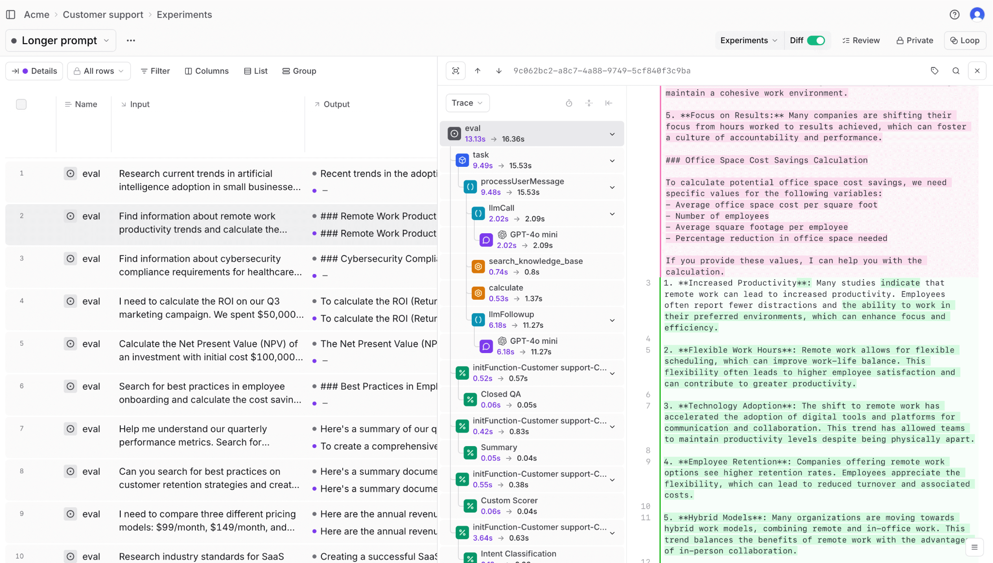 Braintrust prompt management platform